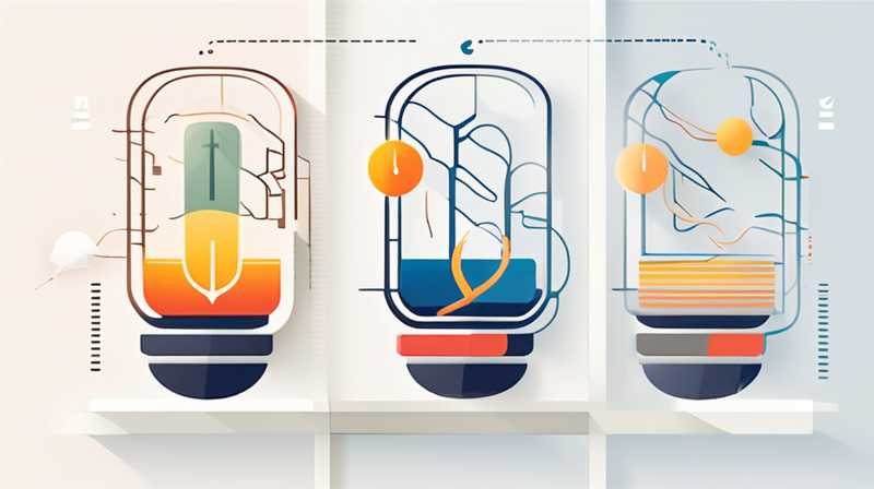 ¿Cuál es el principio estructural de las celdas de almacenamiento de energía?