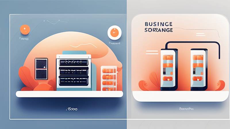 What does the energy storage business system include?