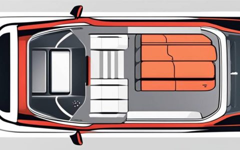 How much storage space can the front passenger compartment hold?