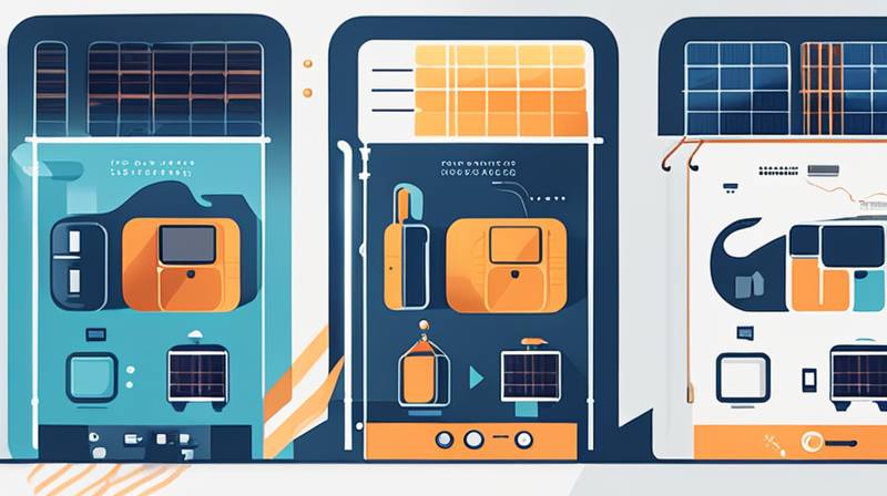 What does the solar energy storage system include?