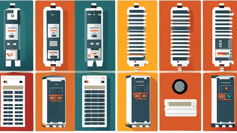 What are the different types of inverters used in industrial energy storage systems?