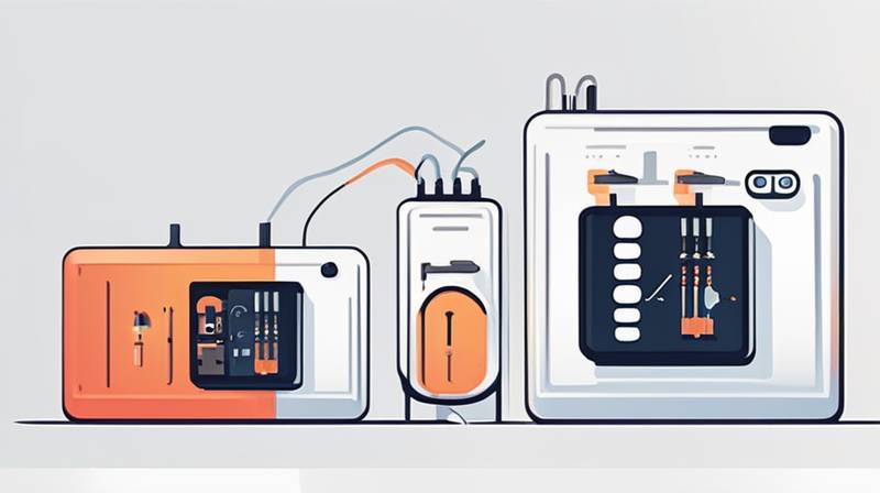 What are the capacitor energy storage components?