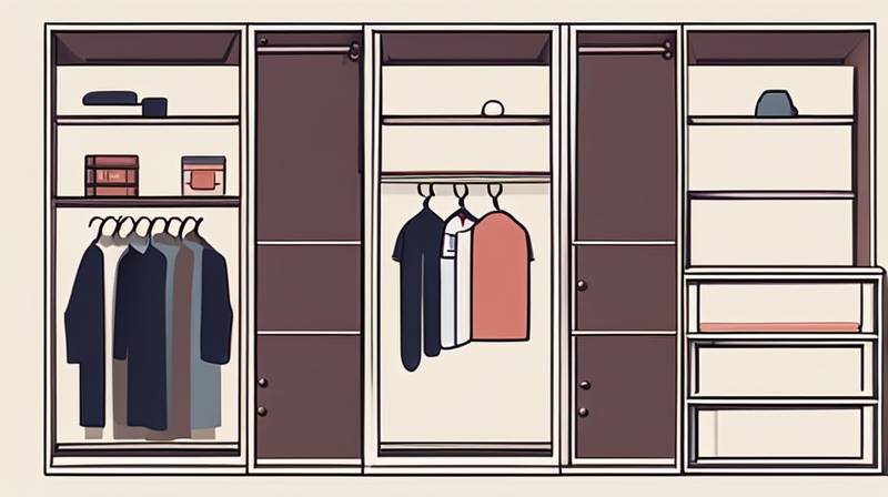 How many clothes cabinets can be placed in the storage bed