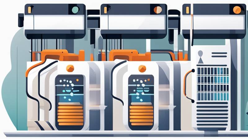 How do energy storage systems help manage energy demand in manufacturing plants?