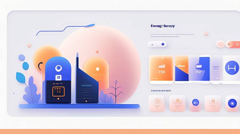 What is the energy storage display?