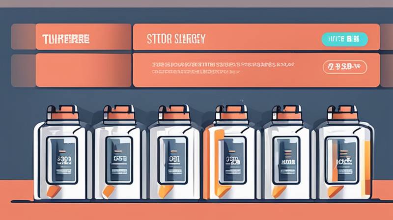 What stocks are there in energy storage products?