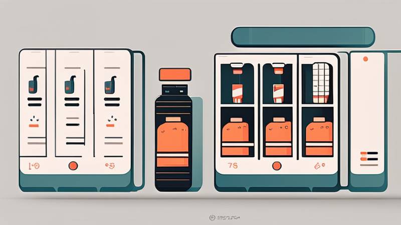 How much alcohol and cigarettes can be stored in the central storage box?