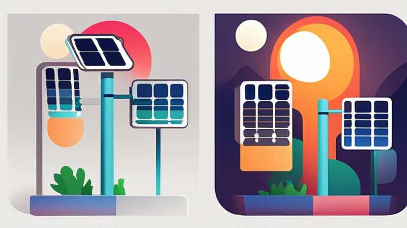 How to fill in the solar street light commissioning