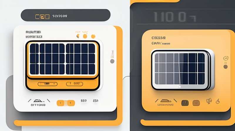 Where to insert the solar powered monitoring card?