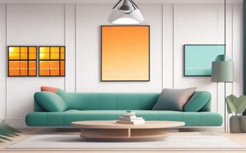 How to remove the solar panels hanging in the living room