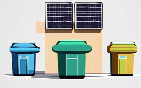 How to install USB on solar panel trash can