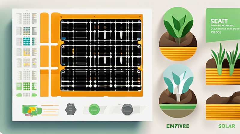 What to plant for solar sand prevention