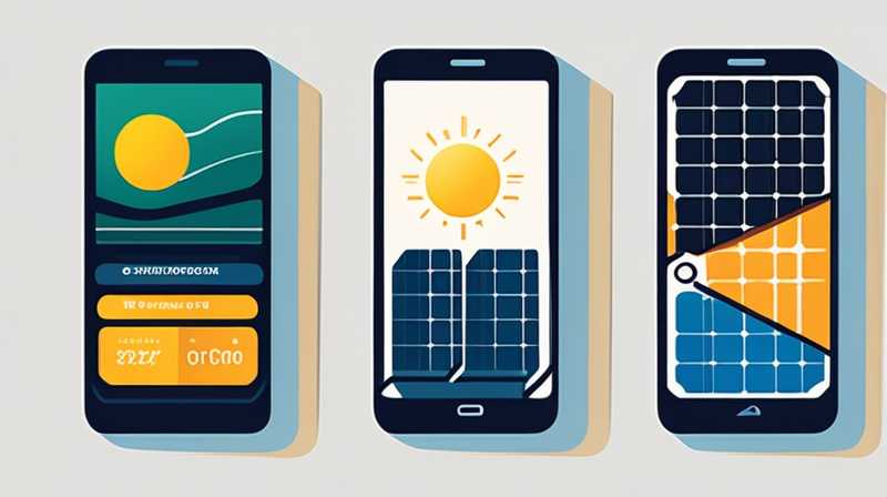 How to connect a mobile phone solar panel