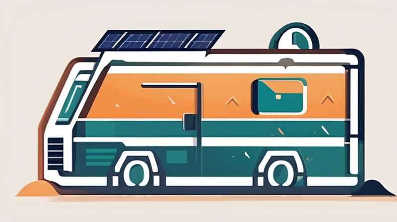 How many volts does the solar power supply for RVs need?