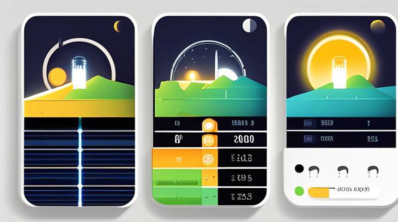 How many watts of solar energy is needed for a 10-meter-high