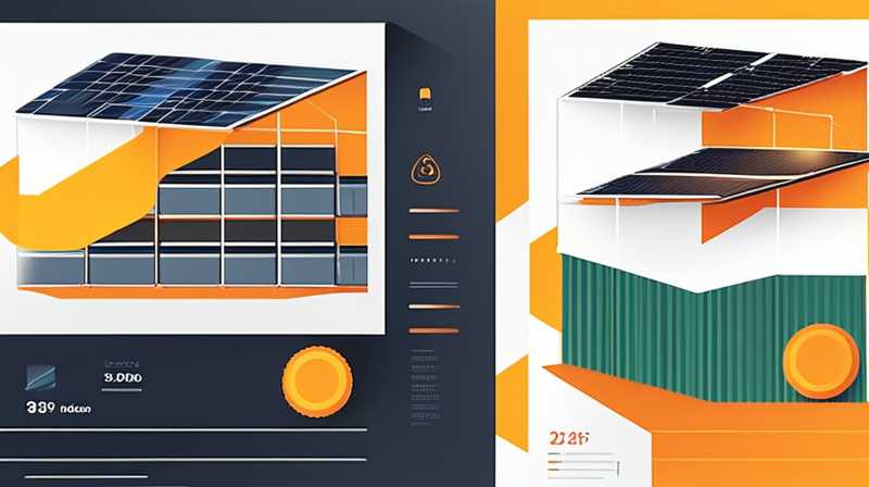 How many square meters of solar panels on the roof