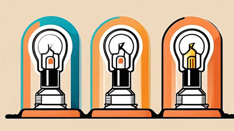 How many watts does a straight solar light have?