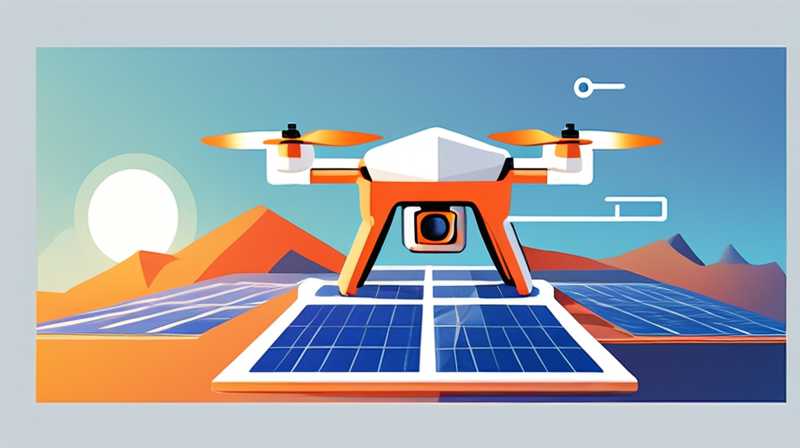 How to connect a drone to solar panels?