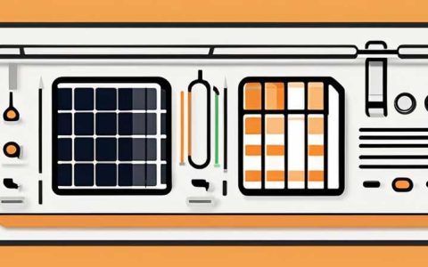 How to install the solar panel output line