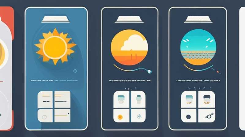 How often should solar energy be used in summer?