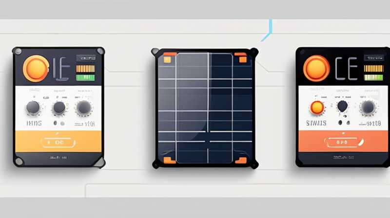 What does the solar electronic valve control?