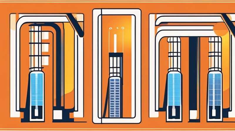 How to connect solar tube panels