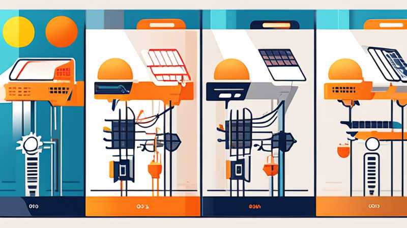 How much electricity does a solar light generate at night?