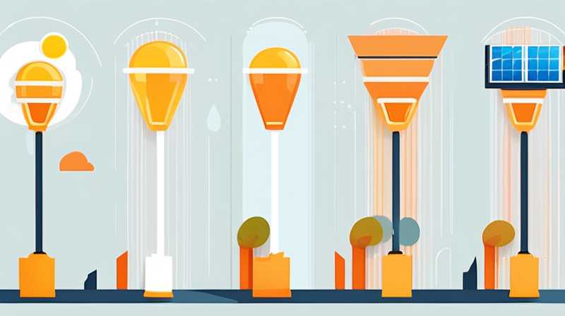 What are the materials of solar street lights?