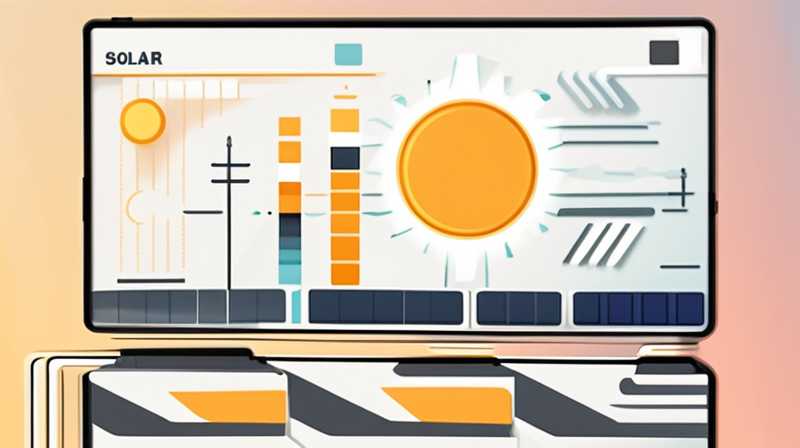 How to identify the power of solar panels