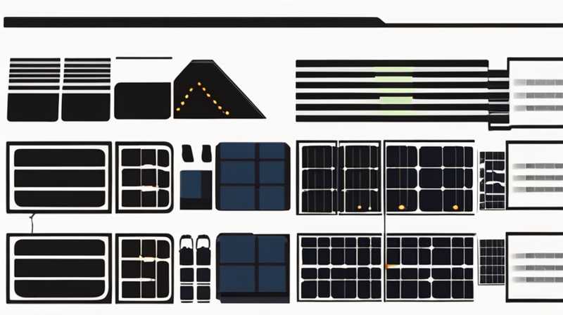 How to install high and low solar energy