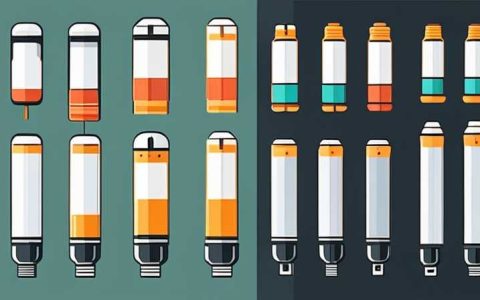 How many volts are there in two batteries of a solar lamp?
