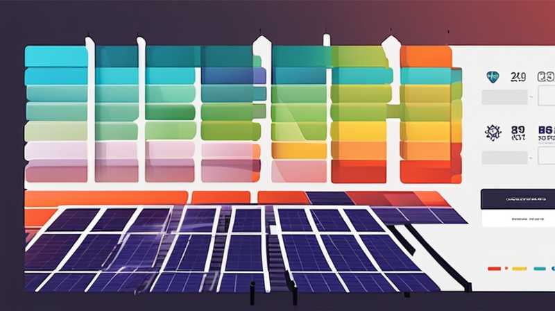 What does colorful solar panels mean?