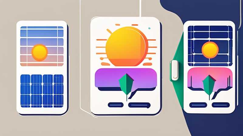 How to discharge solar panels after charging