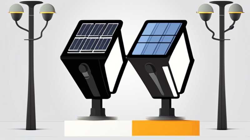 How much does a modified solar street light cost?