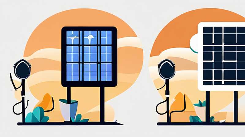 How to repair the solar outdoor light when it is not working