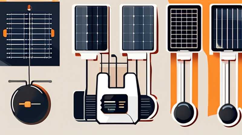 How to connect solar powered instrument to boost pressure