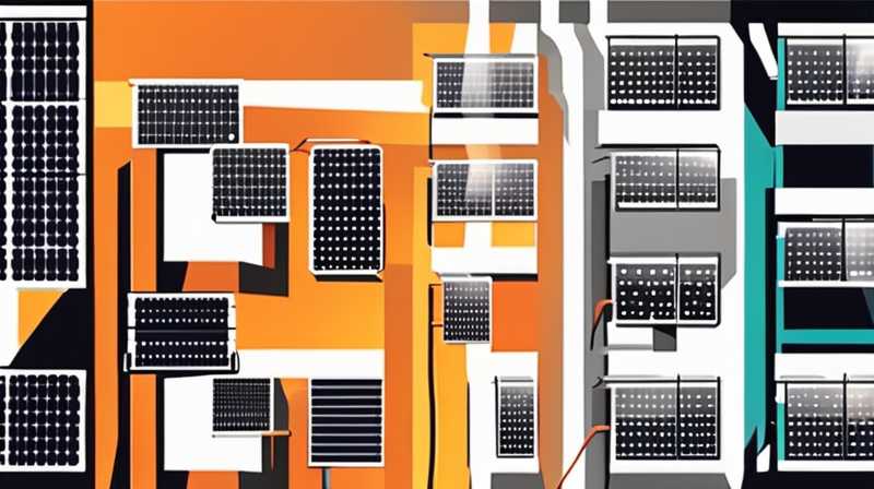 How to disassemble the solar panels for lighting