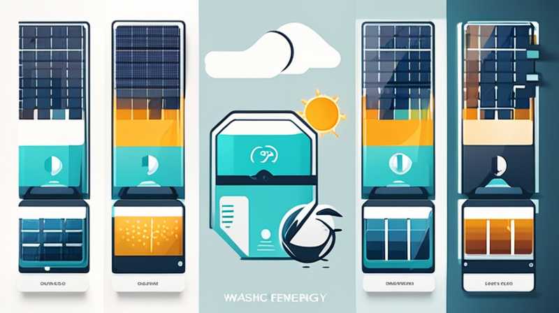 How many degrees of solar energy is needed for washing