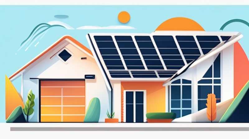 How to decorate a new solar house