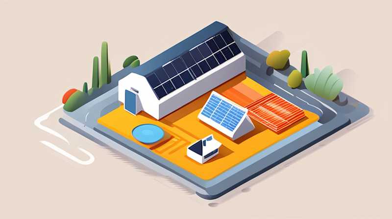 How to connect floor heating pipes to solar energy