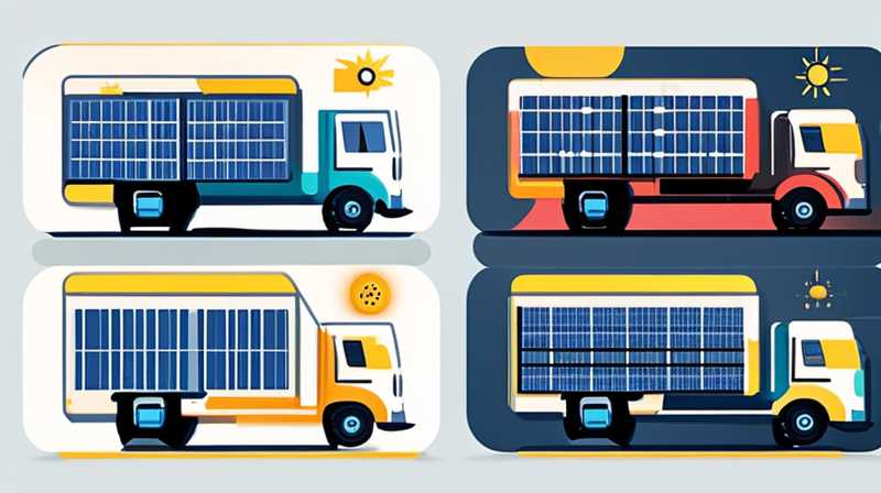 How to store electricity in truck solar energy