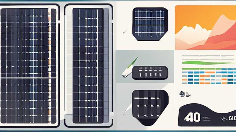 How long does it take to charge a 40A solar panel?