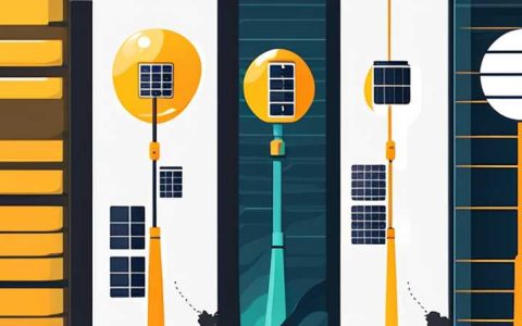 How many watts are solar street lights usually installed?