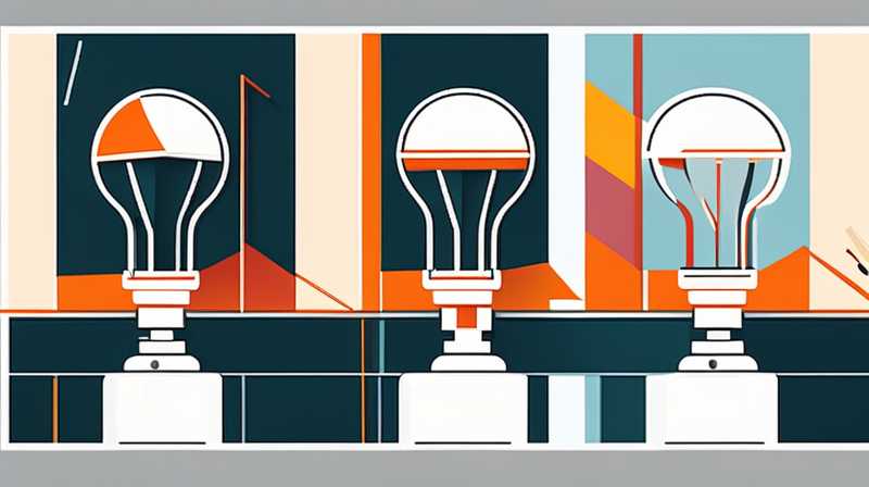 How to connect the solar lamp head wire