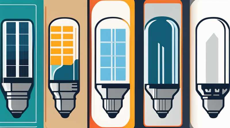 How solar panels power light bulbs