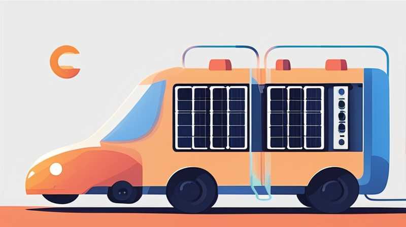 Which solar energy can charge a battery car?