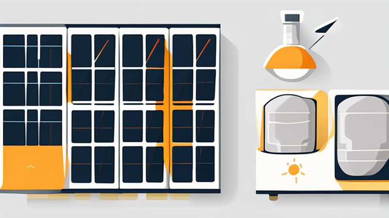 How to connect solar energy to get high current