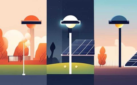 How to charge solar street lights at night