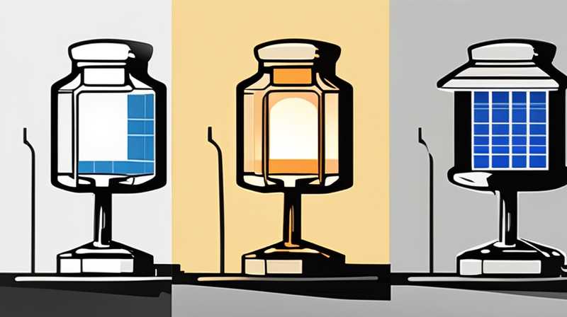 How to remove the solar glass lampshade