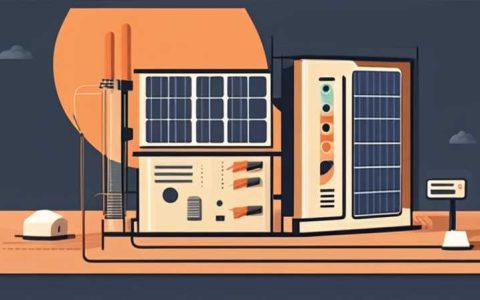How does the solar power plant work?
